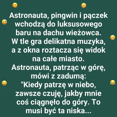 Astronauta, pingwin i pączek