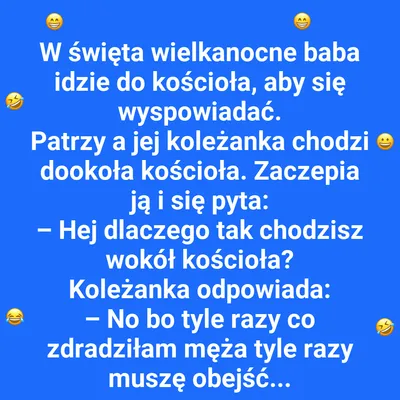 Baba idzie do kościoła