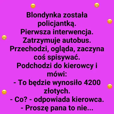 Blondynka została policjantką