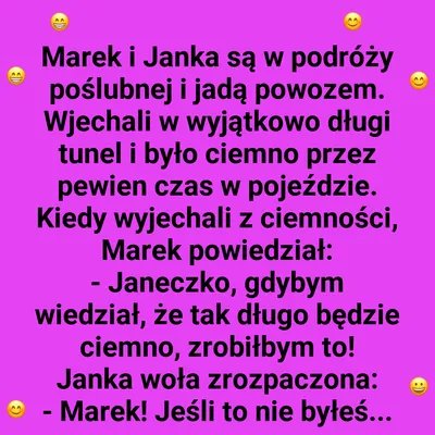 Ciemny tunel i zaskoczenie