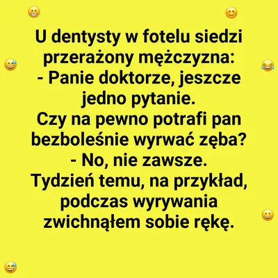 Dentysta kontra własna ręka