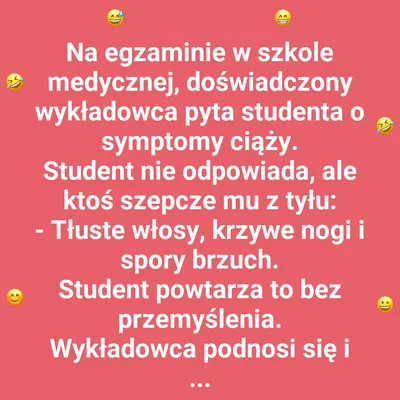 Egzamin w szkole medycznej