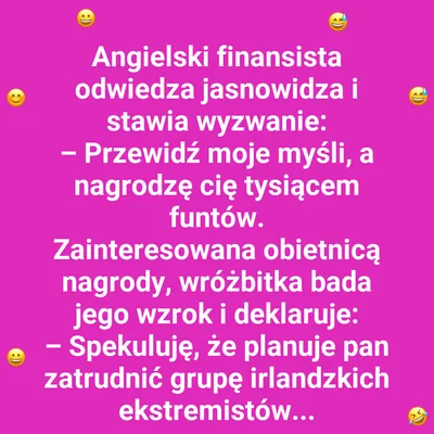 Finansista i nieplanowana inspiracja
