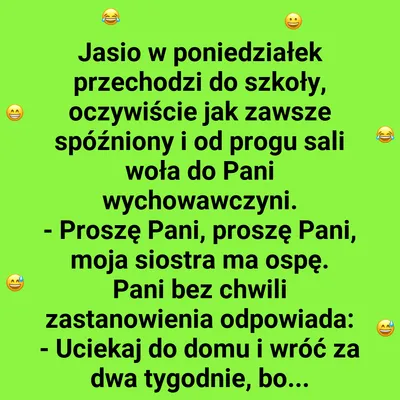 Gdy ospa to wymówka