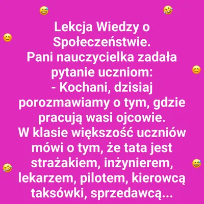 Jasiu i prawdziwy zawód taty