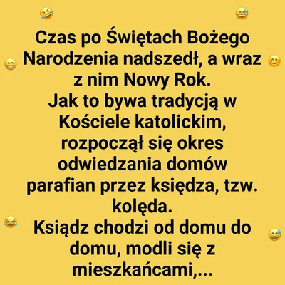 Ksiądz i babcia na kolędzie