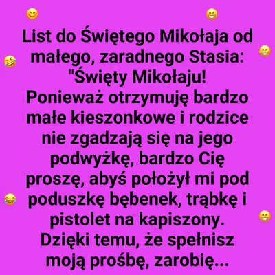 List do Mikołaja