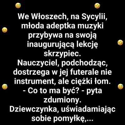 Łom zamiast skrzypiec