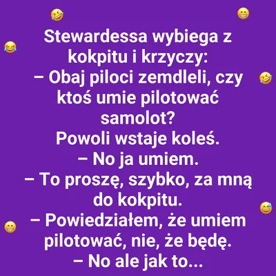 Lot pełen niespodzianek