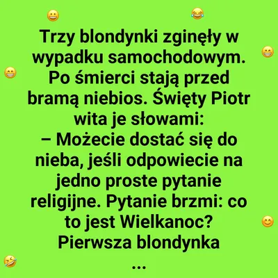 Niebieskie wrota i blond logika