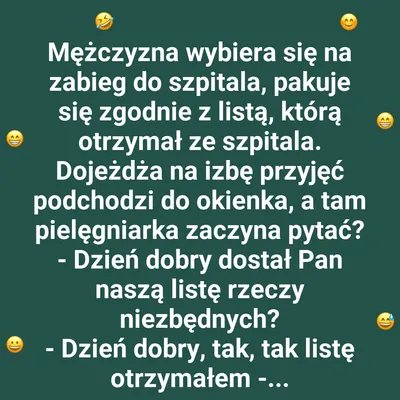 Pacjent gotowy na wszystko