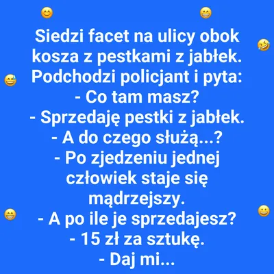 Policjant i jabłkowy interes