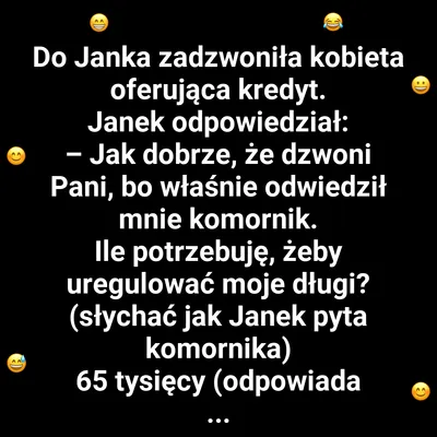 Prosty plan Janka na długi