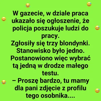 Rekrutacja do policji z humorem