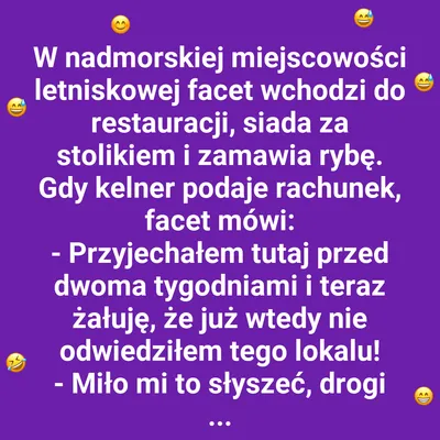 Smak sprzed dwóch tygodni