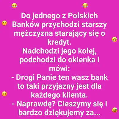 Starszy Pan i jego nowe znajomości w banku