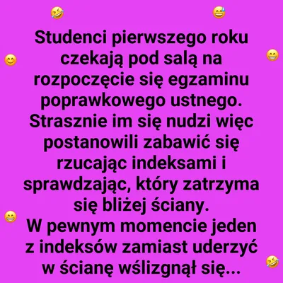 Studencka zabawa w oceny